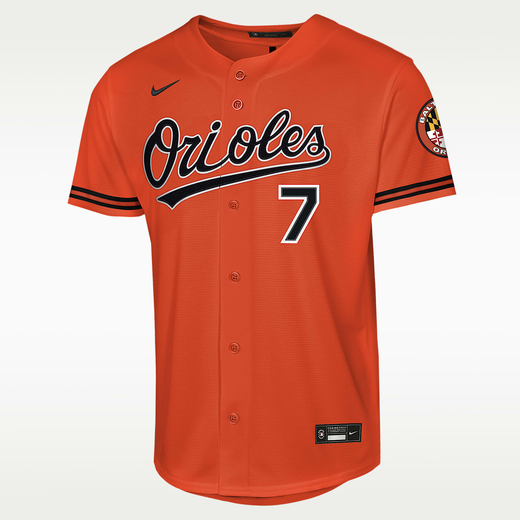 Jackson Holliday Baltimore Orioles Big Kid's Nike MLB Stadium